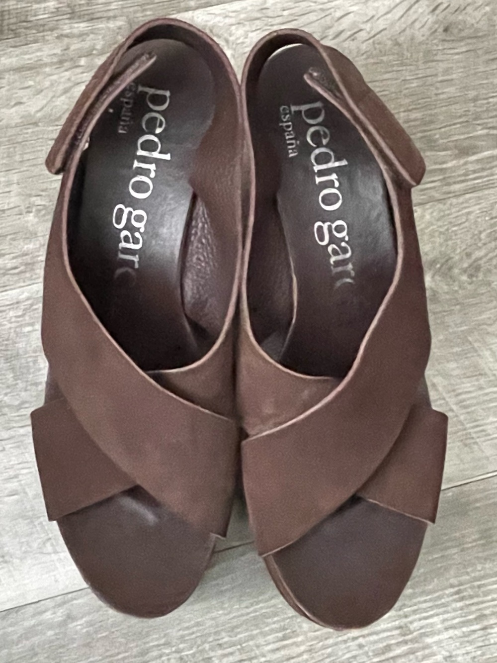 Pedro Garcia Chocolate Suede
Platform Sandals